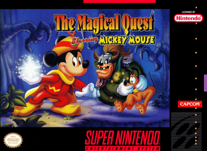 Magical Quest Starring Mickey Mouse, The box art