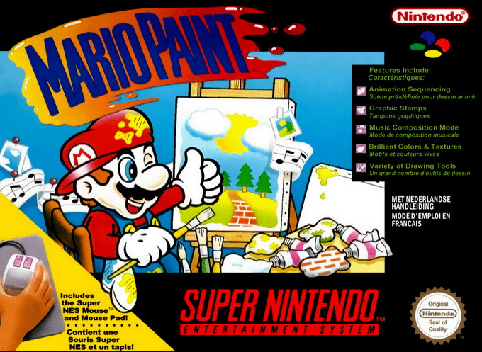 Mario Paint — box-2D (EU)