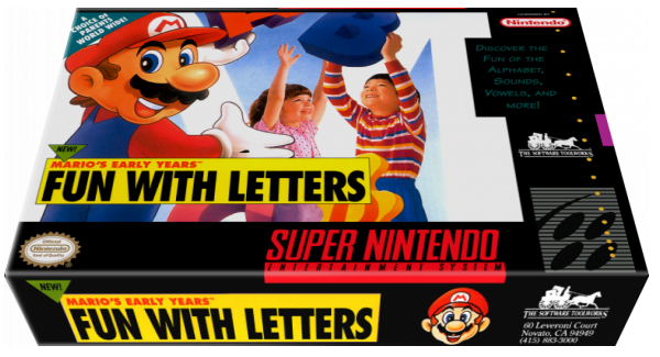 Mario's Early Years - Fun With Letters — box-3D (US)
