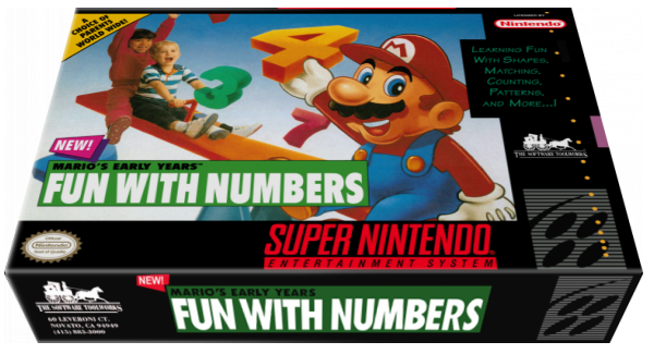 Mario's Early Years - Fun With Numbers — box-3D (US)
