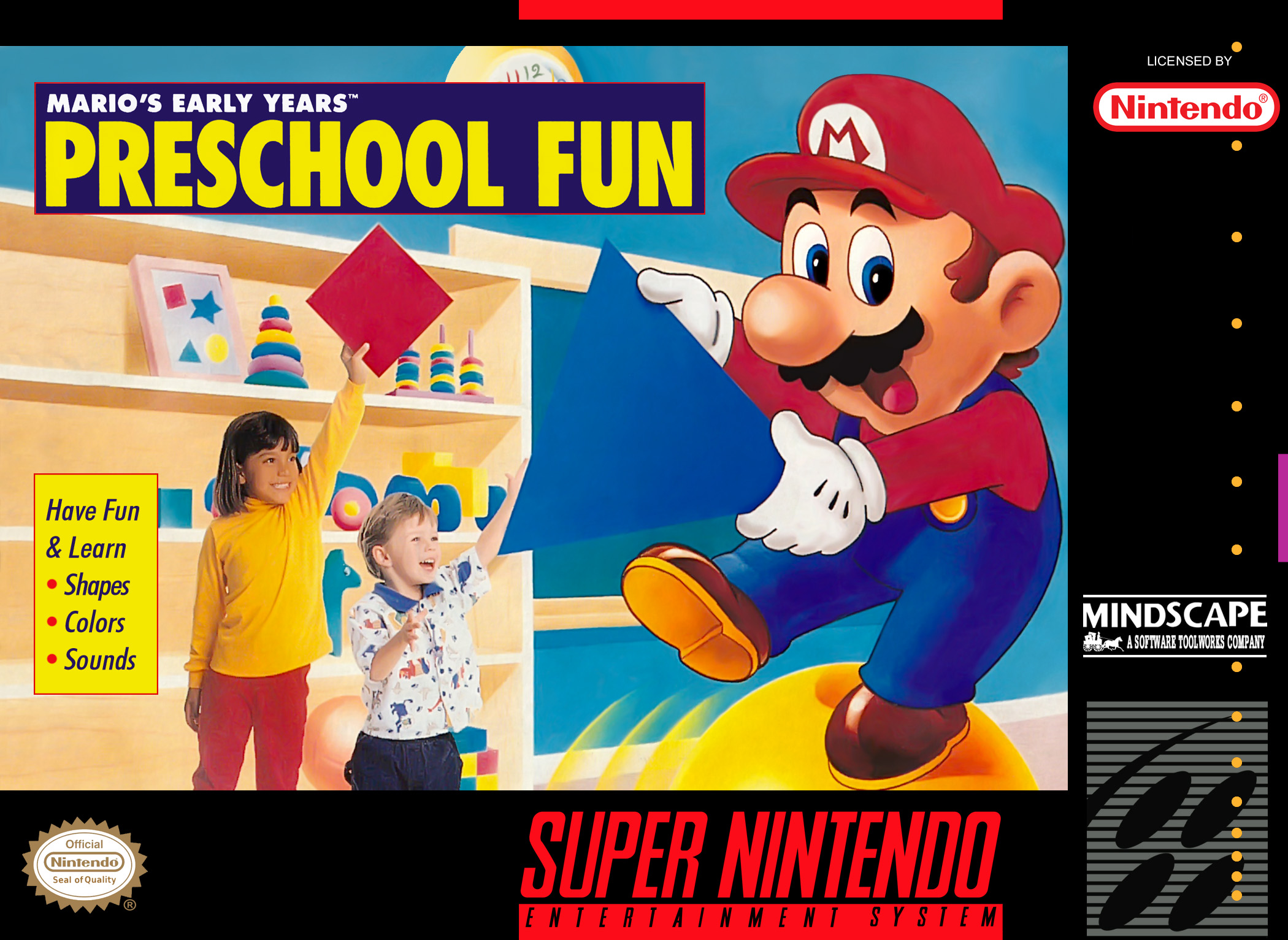 Mario's Early Years - Preschool Fun box art