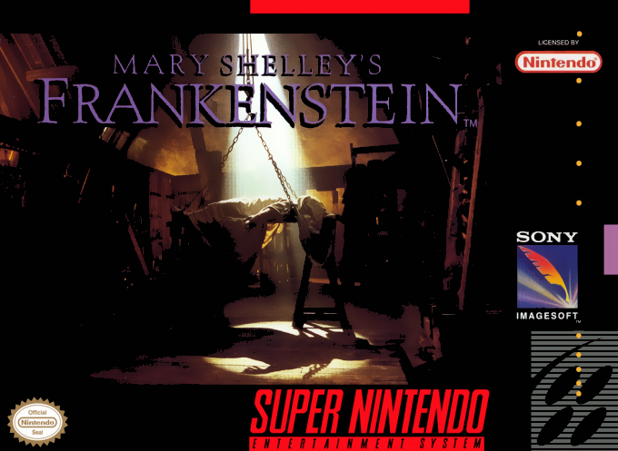 Mary Shelley's Frankenstein box art