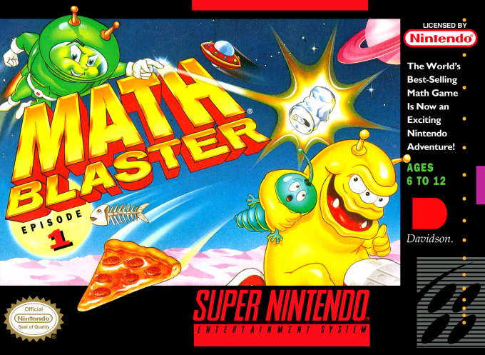 Math Blaster - Episode 1 - In Search Of Spot box art