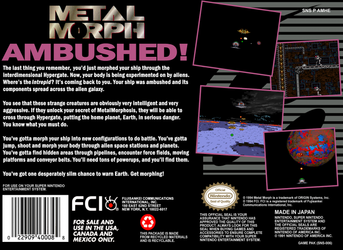 Metal Morph — box-2D-back (US)