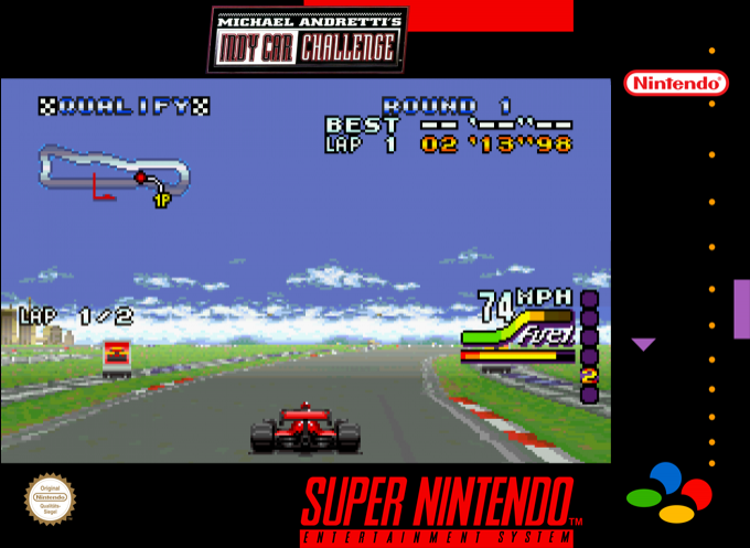 Michael Andretti's Indy Car Challenge — box-2D (SS)