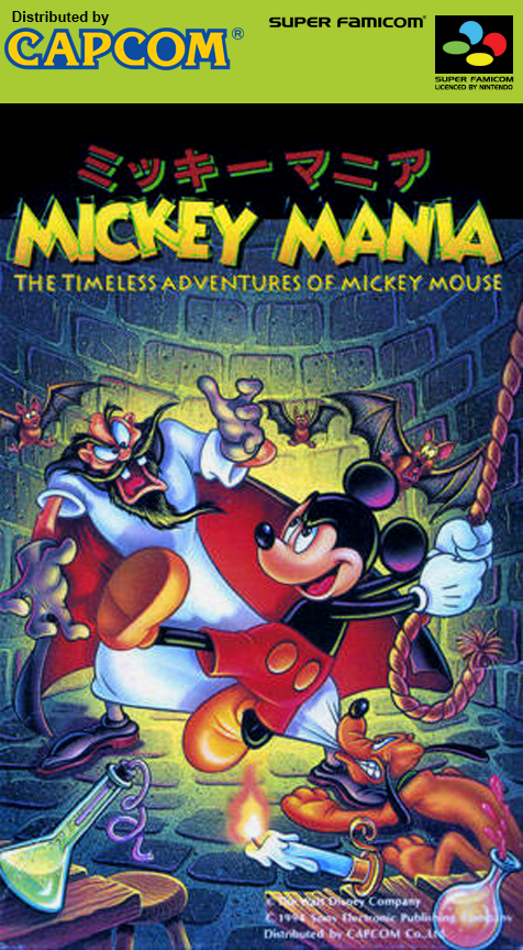 Mickey Mania - The Timeless Adventures Of Mickey Mouse — box-2D (JP)