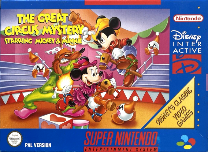 The Great Circus Mystery Starring Mickey & Minnie — box-2D (DE)
