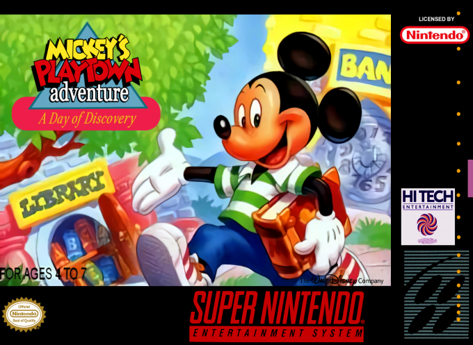 Mickey's Playtown Adventure - A Day Of Discovery! box art