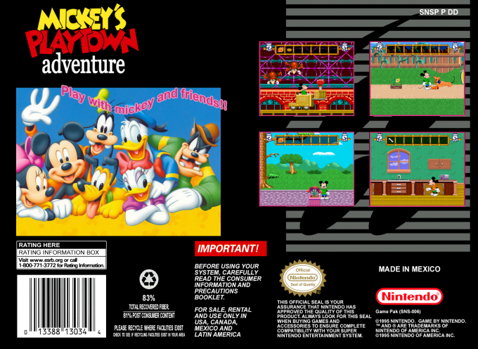 Mickey's Playtown Adventure - A Day Of Discovery! — box-2D-back (US)