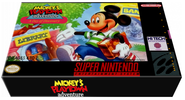 Mickey's Playtown Adventure - A Day Of Discovery! — box-3D (US)