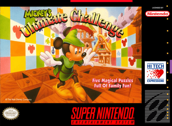 Mickey's Ultimate Challenge box art
