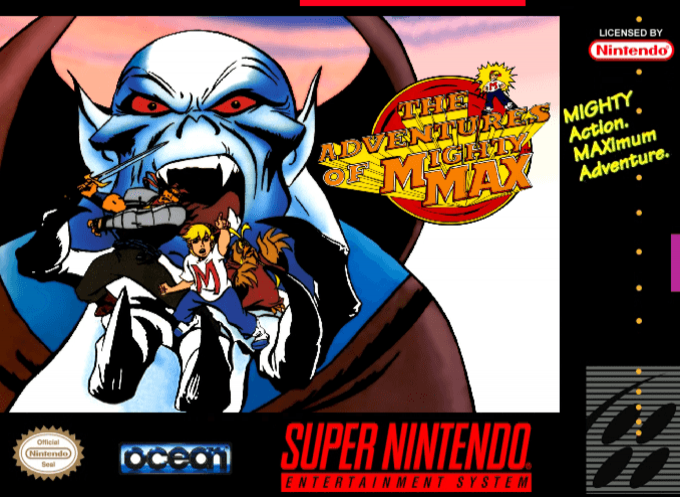 Adventures Of Mighty Max, The box art