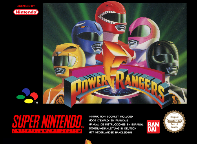 Mighty Morphin Power Rangers — box-2D (EU)