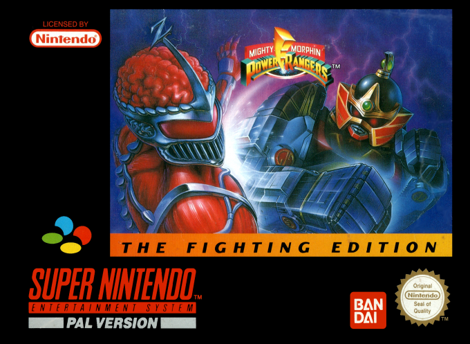 Mighty Morphin Power Rangers - The Fighting Edition — box-2D (EU)