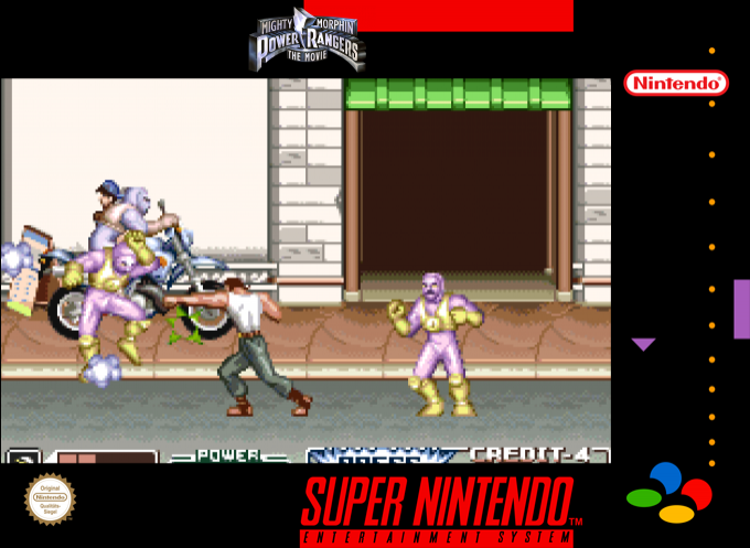 Mighty Morphin Power Rangers - The Movie — box-2D (SS)