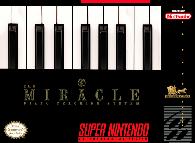 Miracle Piano Teaching System, The box art