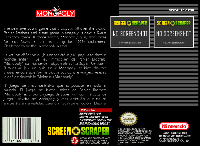 Monopoly — box-2D-back (SS)