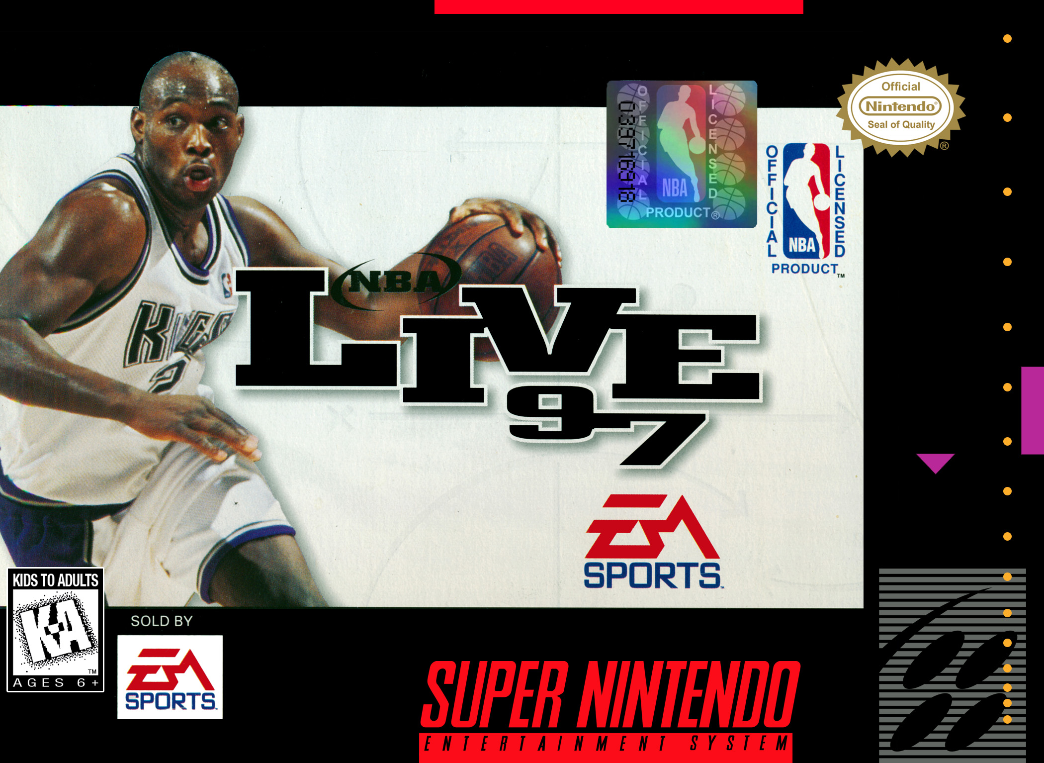 NBA Live 97 box art
