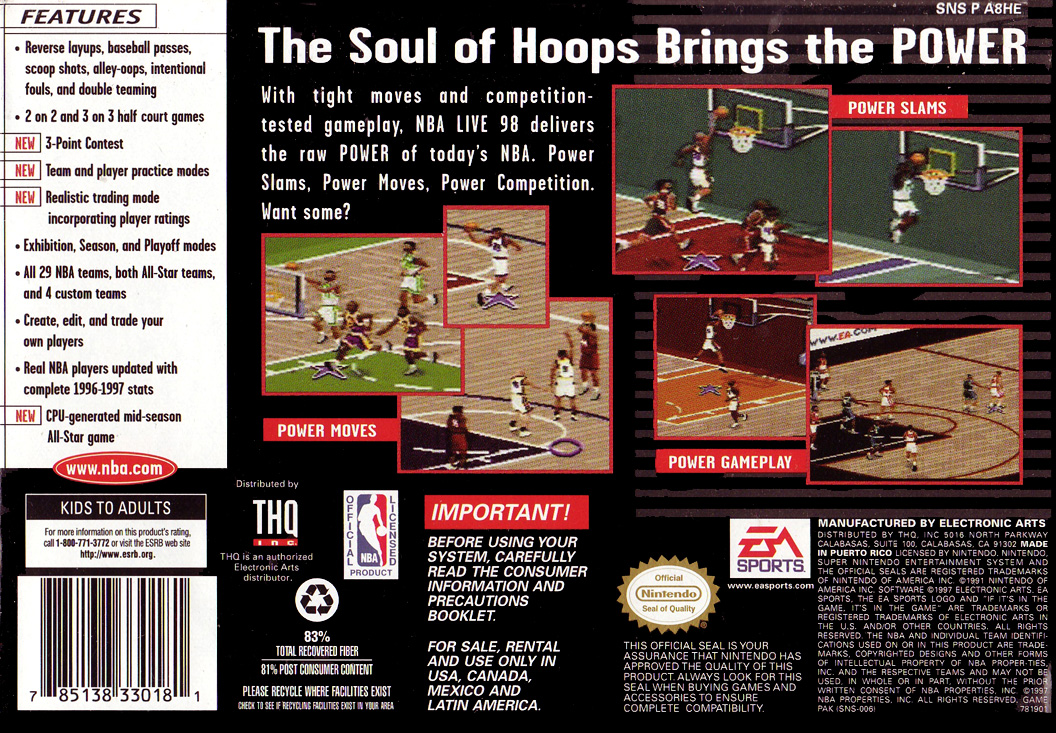 NBA Live 98 — box-2D-back (US)