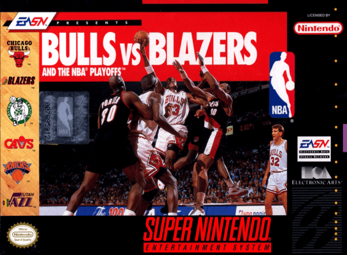 Bulls Vs Blazers And The Nba Playoffs box art