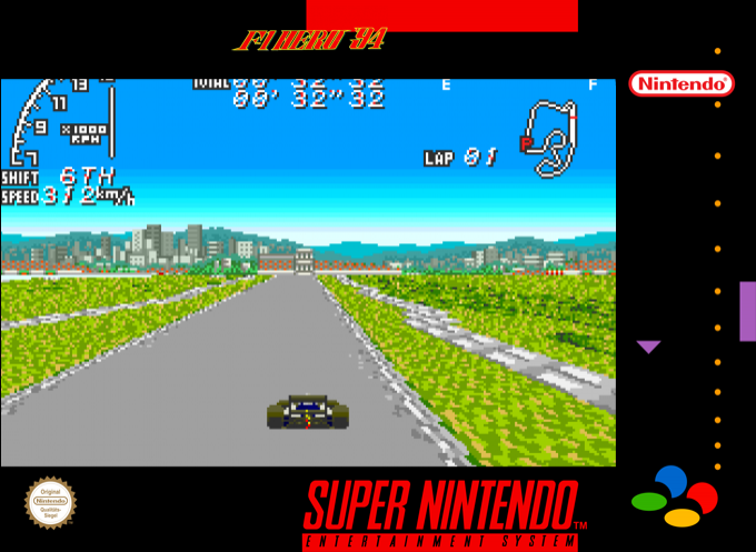 Nakajima Satoru Kanshuu - F-1 Hero '94 — box-2D (SS)