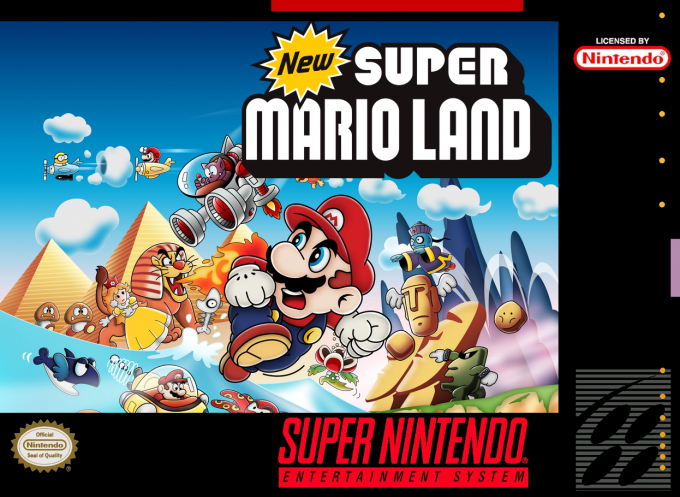 New Super Mario Land box art