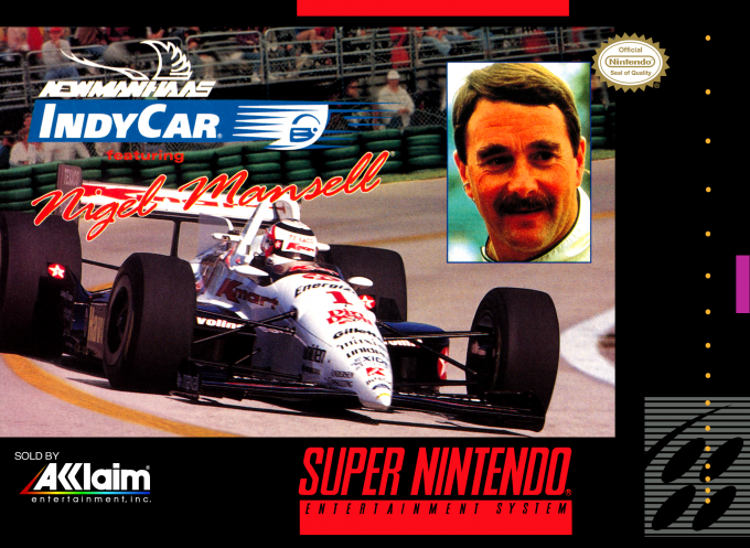 Newman Haas Indycar Featuring Nigel Mansell box art