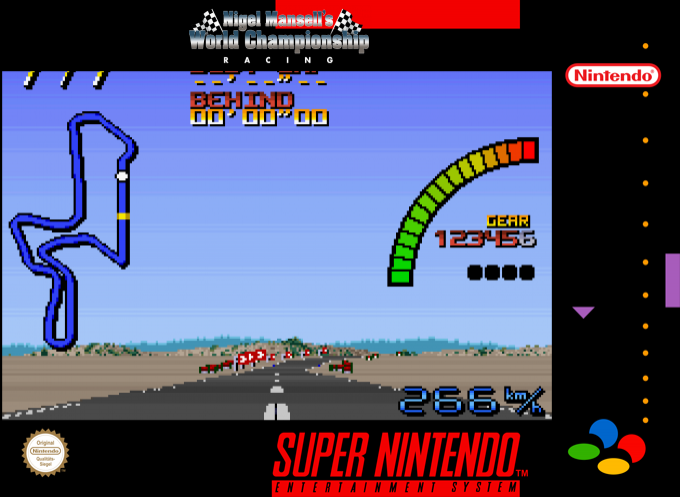 Nigel Mansell's World Championship Racing — box-2D (SS)