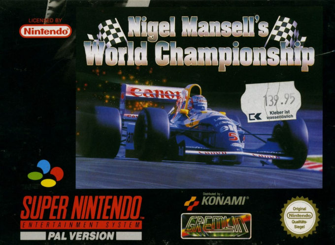 Nigel Mansell's World Championship Racing — box-2D (DE)