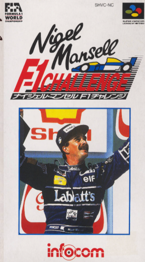 Nigel Mansell's World Championship Racing — box-2D (JP)