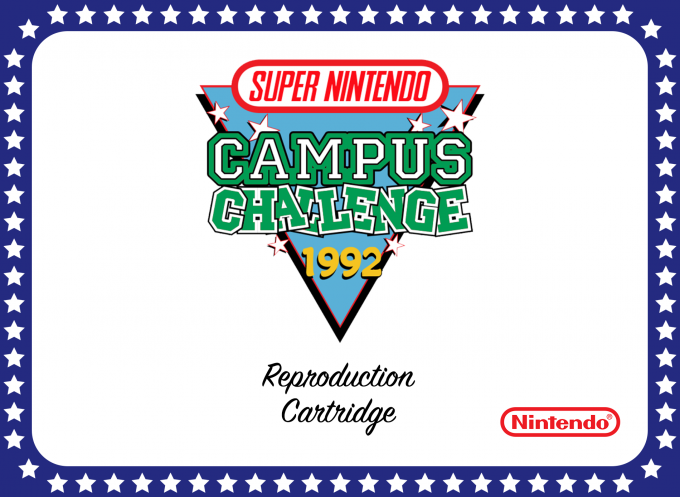 Nintendo Campus Challenge 1992 box art