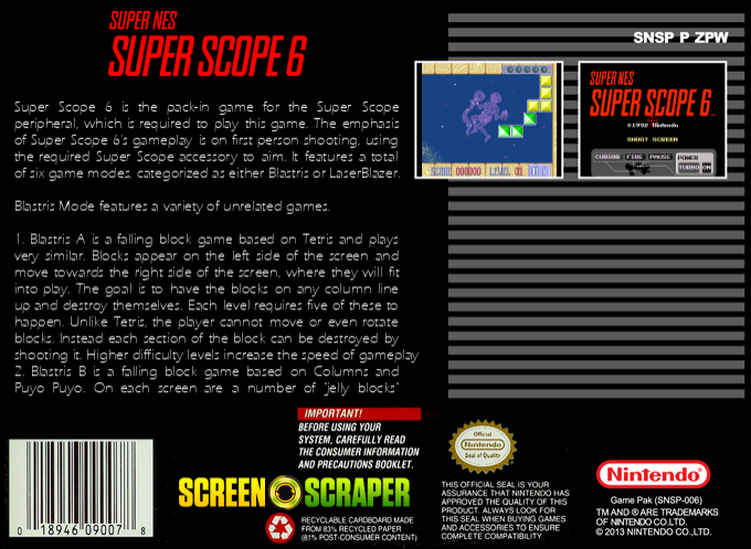 Super Scope 6 — box-2D-back (SS)