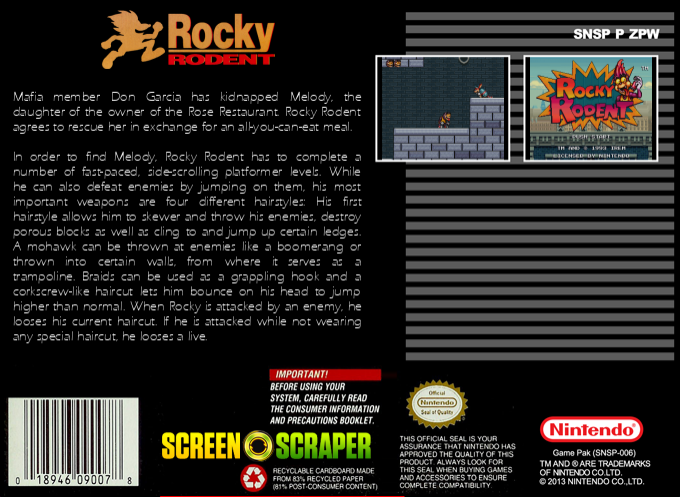 Rocky Rodent — box-2D-back (SS)