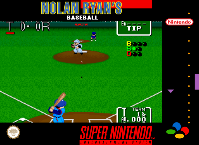 Nolan Ryan's Baseball — box-2D (SS)