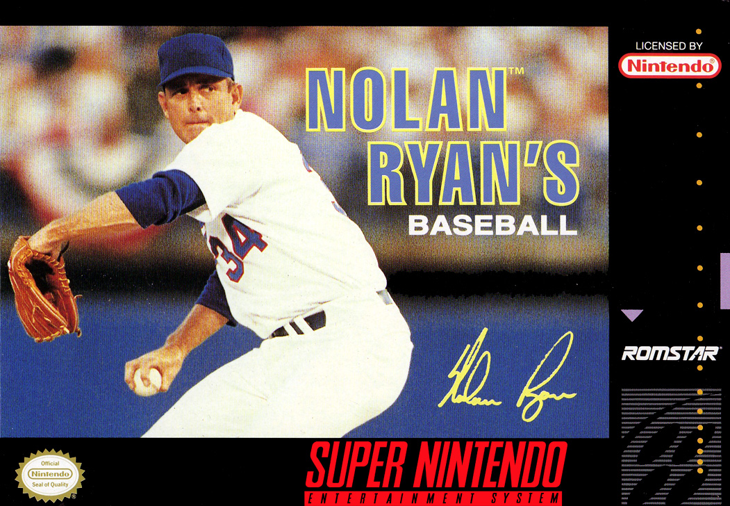 Nolan Ryan's Baseball box art