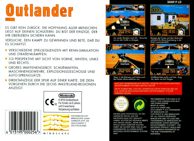 Outlander — box-2D-back (EU)