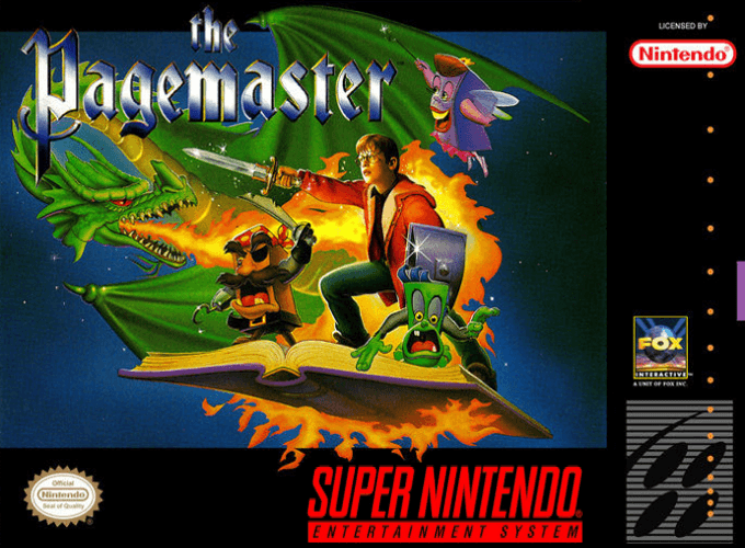 Pagemaster, The box art
