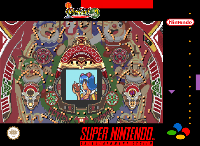 Parlor! Mini 7 - Pachinko Jikki Simulation Game — box-2D (SS)