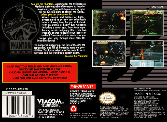 Phantom 2040 — box-2D-back (US)