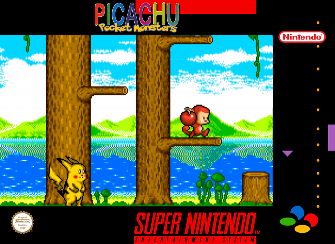 Picachu - Pocket Monsters — box-2D (SS)