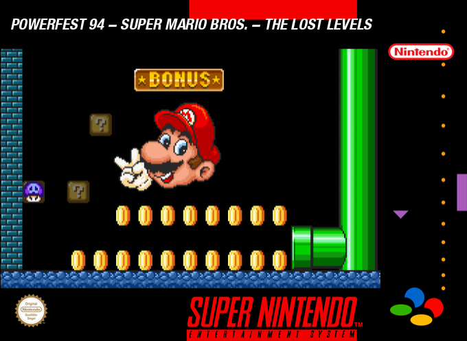 Powerfest 94 - Super Mario Bros. - The Lost Levels box art