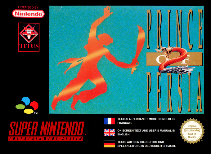 Prince Of Persia 2 — box-2D (EU)