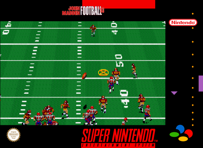 John Madden Football '93 — box-2D (SS)