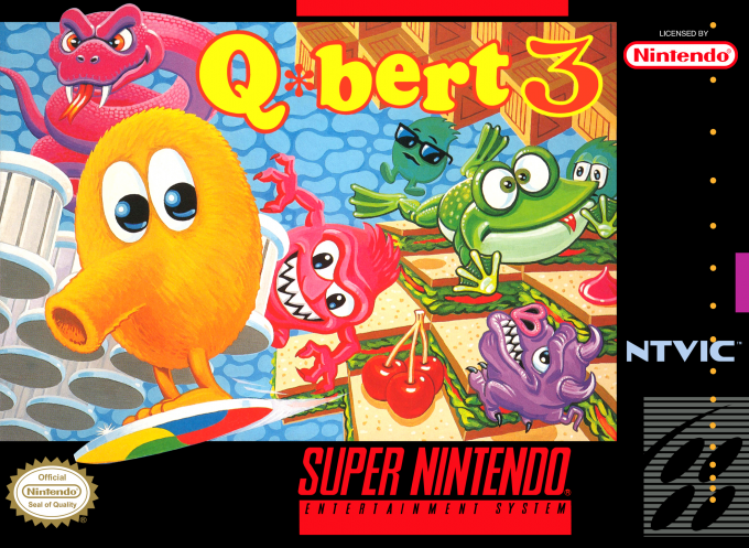 Q-bert 3 box art