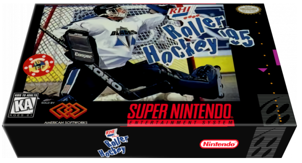 Rhi Roller Hockey '95 — box-3D (US)
