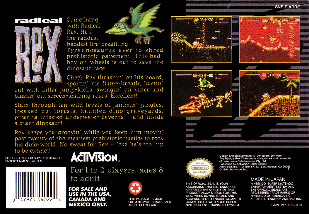 Radical Rex — box-2D-back (US)
