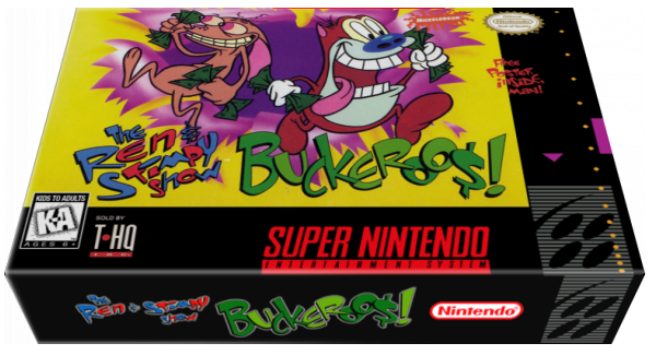 Ren And Stimpy Show - Buckeroo$!, The — box-3D (US)