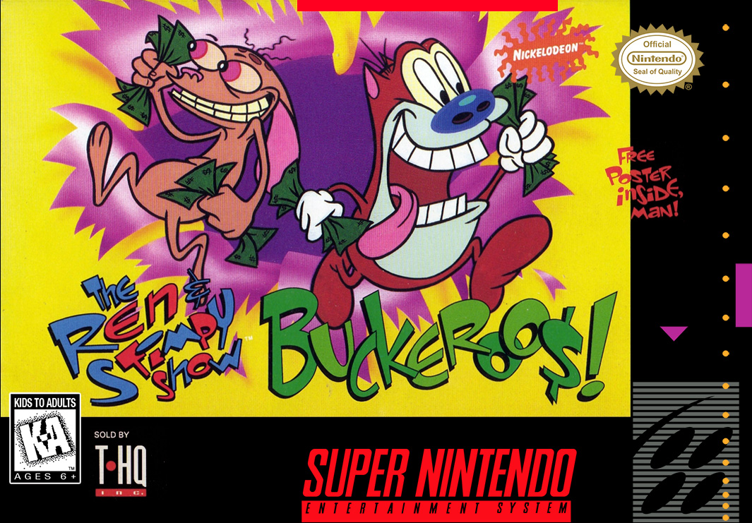 Ren And Stimpy Show - Buckeroo$!, The box art