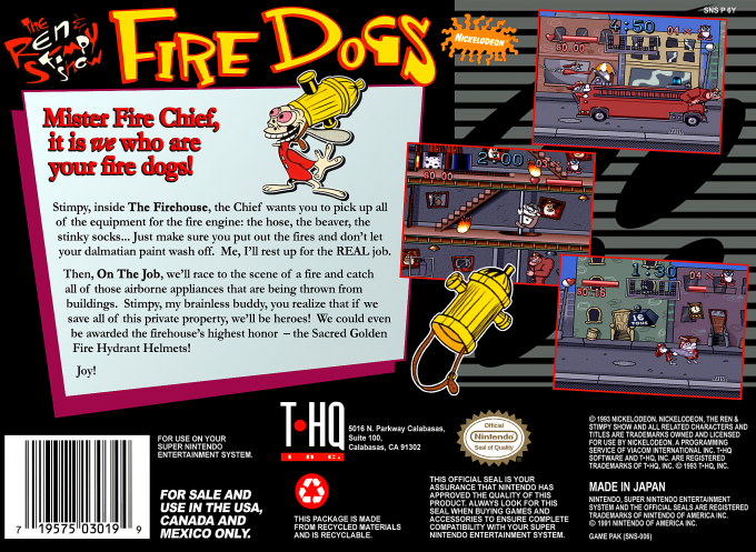 Ren And Stimpy Show - Fire Dogs, The — box-2D-back (US)