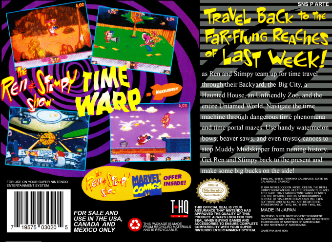 Ren And Stimpy Show - Time Warp, The — box-2D-back (US)